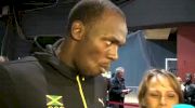 Usain Bolt unfazed by cold and rainy conditions at 2012 Zurich Diamond League