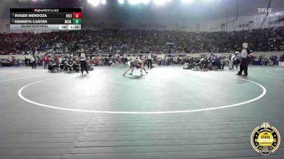 B5A-157 lbs Quarterfinal - Roger Mendoza, Del City vs Kenneth Carter, McAlester