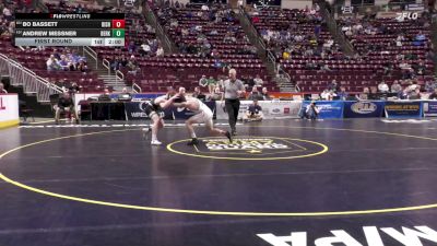 145 lbs First Round - Bo Bassett, Bishop McCort vs Andrew Messner, Berks Catholic