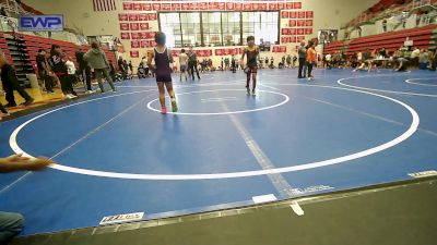 70 lbs Rr Rnd 3 - Beau Fisher, HURRICANE WRESTLING ACADEMY vs Boone Jolley-Rowe, Chickasha Youth Wrestling