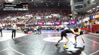 AA - 150 lbs Champ. Round 1 - Josh Garcia, Billings West vs Korbin Baldwin, Flathead (Kalispell)