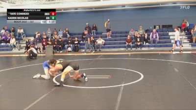 157 lbs Champ. Round 1 - Tate Condezo, Southwest Minnesota State vs Kaden Nicolas, Augustana (SD)