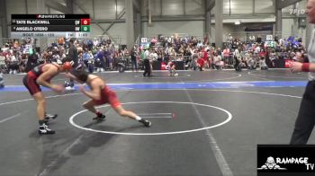 120 lbs Semifinal - Angelo Otero, Holcomb WC vs Tate Blackwill, Quinter WC