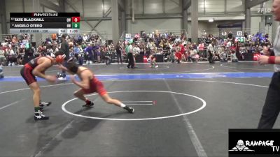 120 lbs Semifinal - Angelo Otero, Holcomb WC vs Tate Blackwill, Quinter WC