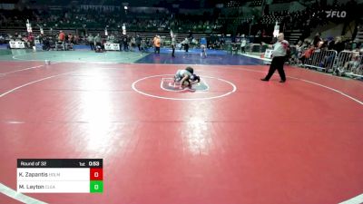 70 lbs Round Of 32 - Kenny Zapantis, Holmdel vs Michael Layton, Clearview