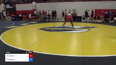 92 kg Round Of 32 - Christian Knop, Wolfpack Wrestling Club vs Garrett Henigin, Air Force Regional Training Center