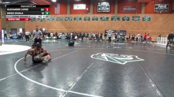133 lbs Cons. Round 5 - Deigo Zavala, Rio Hondo College vs Alexander Lopez, Sacramento City College