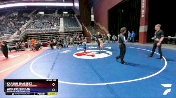 49 lbs Cons. Round 3 - Karson Shassetz, Top Of The Rock Wrestling Club vs Archer Morgan, Douglas Wrestling Club