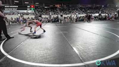 80 lbs Semifinal - Ross Stegeman, Raw Wrestling Club vs Grayson Wolf, Wolfpak Wrestling