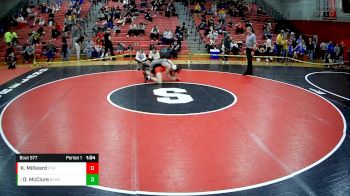 133 lbs Quarterfinal - Drake McClure, Bentworth Hs vs Kaden Millward, Freedom Area Hs