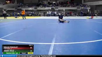 50 lbs Semis (4 Team) - Nolan Poncelet, Pine Island vs Asher Wills, Zumbrota-Mazeppa