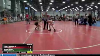 92 lbs Round 5 - Juan Salas, Morris Fitness vs Dax Steinbach, Crass Trained