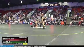 103 lbs Quarterfinals (8 Team) - Braddock King, Lowell HS vs Joe Hakim, Brother Rice HS