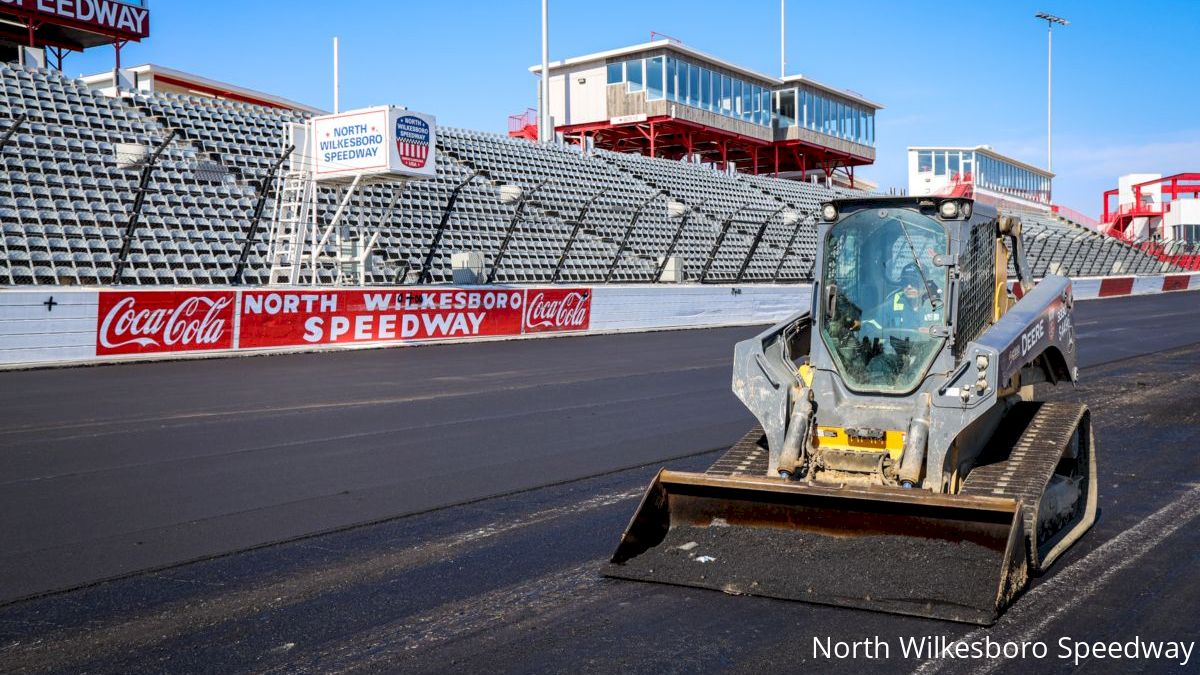 North Wilkesboro Speedway Undergoes Repave Ahead Of 2024 All-Star Race Week