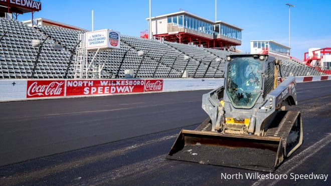 North Wilkesboro Speedway Undergoes Repave Ahead Of 2024 All-Star Race Week