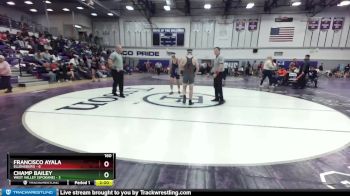 160 lbs Placement Matches (32 Team) - Francisco Ayala, Ellensburg vs Champ Bailey, West Valley (Spokane)