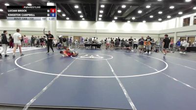 150 lbs Cons. Round 3 - Lucian Brock, GA vs Kingston Campbell, GA