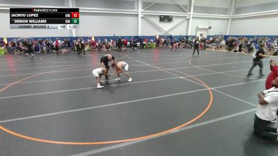 120 lbs Champ. Round 1 - Derion Williams, Unattached vs Jacinto Lopez, Unattached