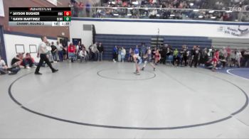 85 lbs Champ. Round 2 - Gavin Martinez, Bear Lake Wrestling Club vs Jayson Bugher, Homedale Wrestling Club