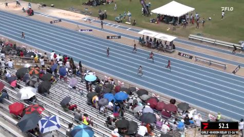Youth Girls' 4x400m Relay, Semi-Finals 4 - Age 15-16