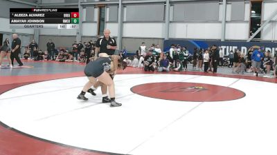 140 lbs Champ. Round 2 - Aleeza Alvarez, Oregon vs Amayah Johnson, Roseburg Mat Club /Umpqua Valley Wrestling Associaction