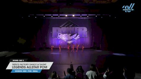 Fierce Factory Dance & Talent - Legends Allstar Pom [2025 Mini - Pom - Small Day 2] 2025 Power Dance Grand Nationals