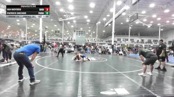 162 lbs Rr Rnd 4 - Ian Moyers, Downingtown West - HS vs Patrick Decker, Pocono Mountain Regional Wrestling Club - HS