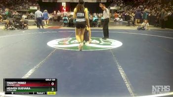 Girls 126 lbs 3rd Place Match - Heaven Guevara, Cleveland vs Trinity Perez, Volcano Vista
