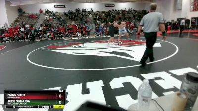 285 lbs 1st Place Match - Mars Soto, Broomfield vs Jude Suhajda, Discovery Canyon