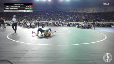 G5A-120 lbs Quarterfinal - Baylor Moore, Cordell-Girls vs Paytyn Schaefer, Cleveland-Girls