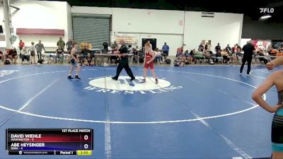 102 lbs Placement Matches (8 Team) - David Wiehle, Washington vs Abe Heysinger, Iowa