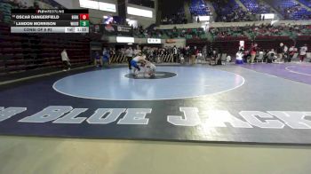 126 lbs Consi Of 8 #2 - Oscar Dangerfield, Berkeley vs Landon Morrison, Woodmont