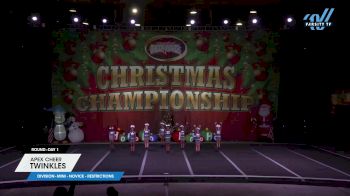 Apex Cheer - Twinkles [2024 L1 Mini - Novice - Restrictions Day 1] 2024 Cheer Power Holiday Showdown Houston