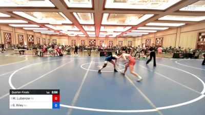 130 lbs Quarterfinal - Molly Lubenow, Pa vs Grace Riley, Nj