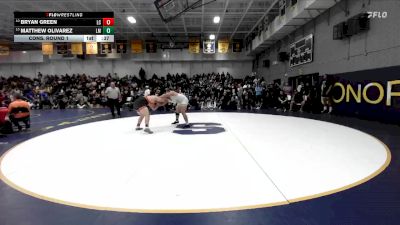 215 lbs Cons. Round 1 - Bryan Green, La Canada vs Matthew Olivarez, La Mirada