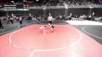 62 lbs Semifinal - Weston Paladini, Black Fox Wrestling Academy vs Kash Beckstead, Other Team
