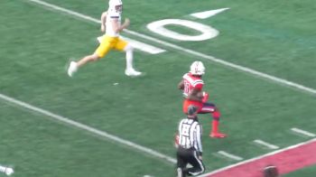 WATCH: Clarens Legagneur Pick-Six Against UAlbany