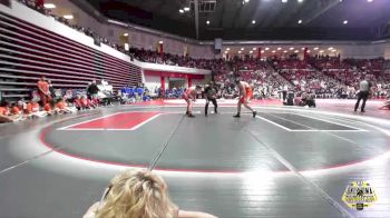 285 lbs Semifinals (8 Team) - Aiven Robbins, COWETA vs Landon King, CLAREMORE