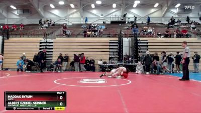 132 lbs Cons. Round 4 - Albert Ezekiel Skinner, Southport Wrestling Club vs Maddax Byrum, WRTC