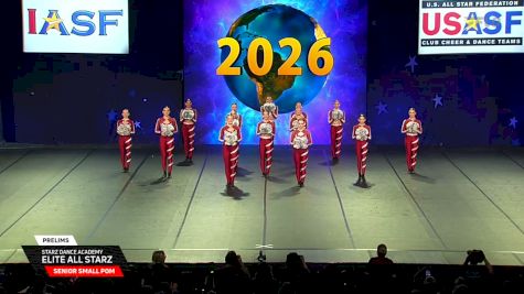 Starz Dance Academy - Elite All Starz [2026 Senior Small Pom Prelims] 2026 The Dance Worlds