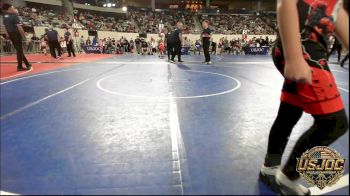 83 lbs Round Of 16 - Owen Harms, Weatherford Youth Wrestling vs Blake Baker, Del City Little League Wrestling