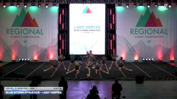 Blue Storm Athletics - LADY VORTEX [2026 L3 Senior - D2 Day 2] 2026 The Midwest Regional Summit
