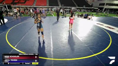106 lbs Quarterfinal - Nixie Schooler, Alaska vs Ariya Trivedi, Hawaii
