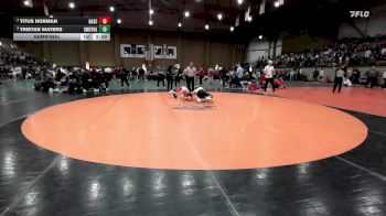 175 lbs Semifinal - Tristan Waters, Smithville vs Titus Norman, Baylor
