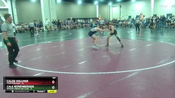 157 lbs Round 3 (6 Team) - Cale Bonenberger, Intense Wrestling Club vs Caleb Vollmer, Team Montana