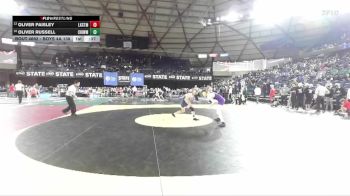 Boys 4A 138 lbs Cons. Round 4 - Oliver Russell, Chiawana vs Oliver Paisley, Lake Stevens