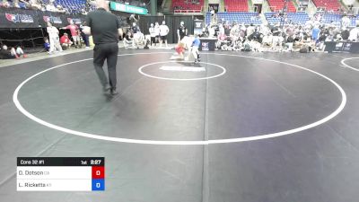 175 lbs Cons 32 #1 - Dominic Dotson, CA vs Lucas Ricketts, KY