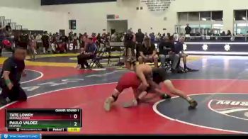106 lbs Champ. Round 1 - Tate Lowry, Redondo Union vs Paulo Valdez, Hesperia