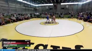 120 lbs Round 3 (8 Team) - Braxton Moody, Kansas Blue vs Brodie Christmas, Alabama