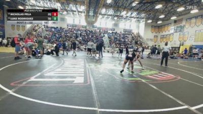 132 lbs Cons. Round 2 - Nicholas Pela, Fort Pierce Central vs Luke Rodriguez, Lincoln High School